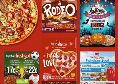 Freshpizza Publicidad Impresa