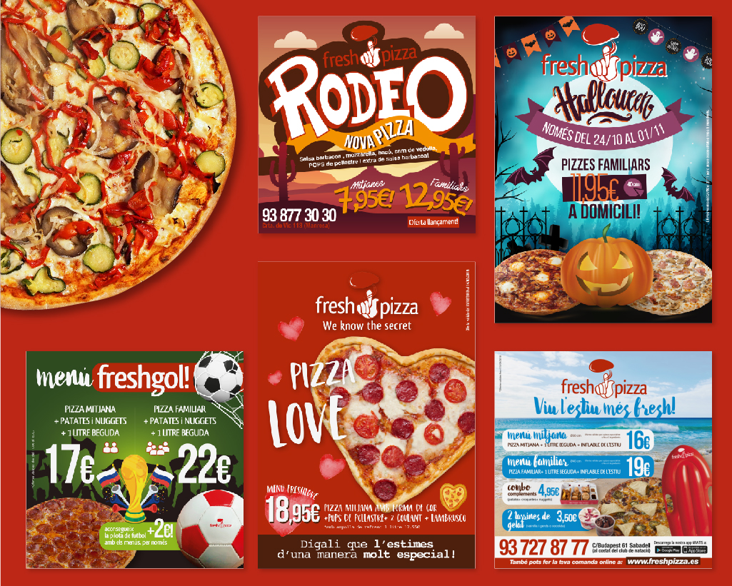 Freshpizza Publicidad Impresa